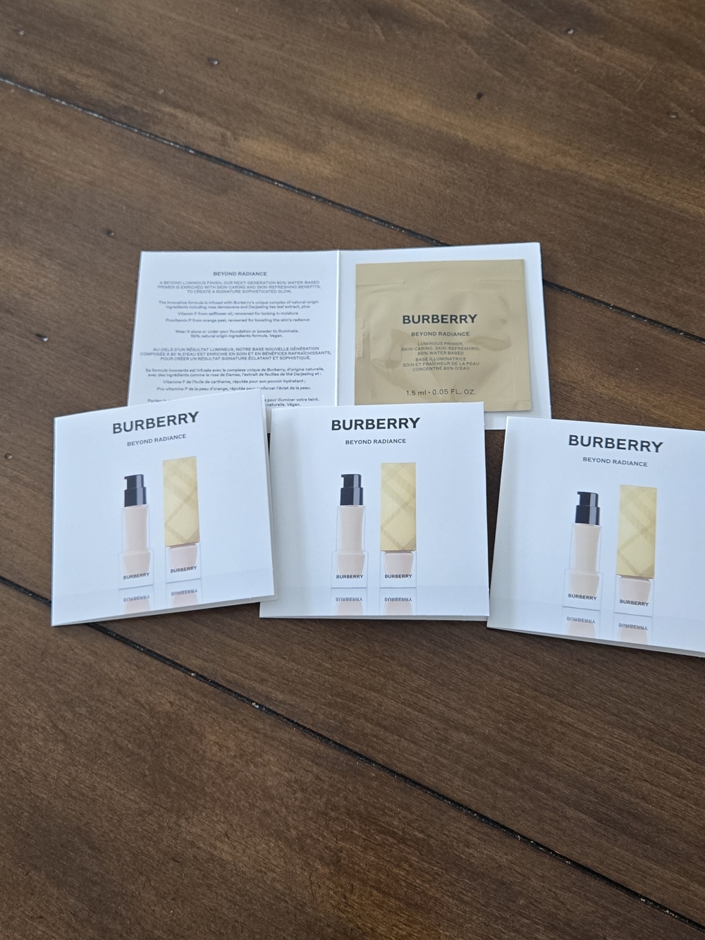 Free With Purchase Burberry Beyond Radiance Foundation